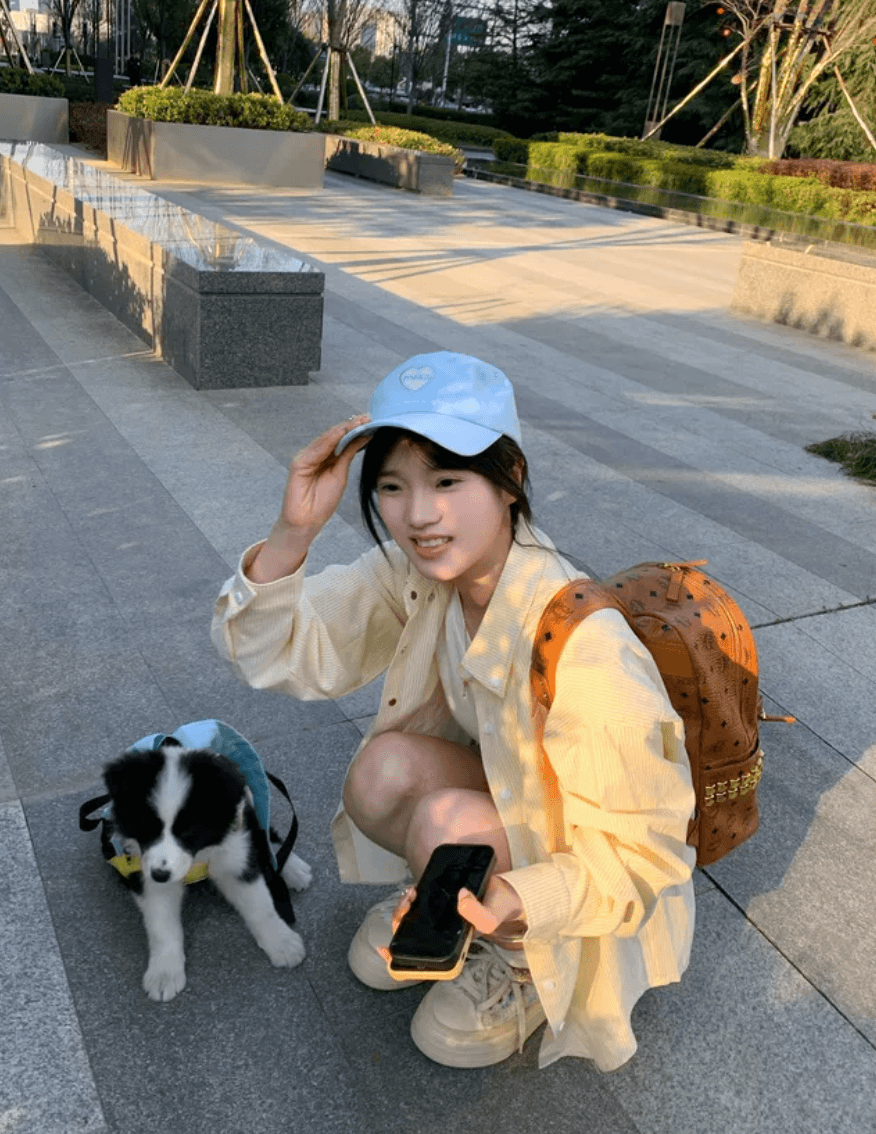 아메리칸 레트로 황색 스트라이프 여성 셔츠 2026 새로운 강아지 자수 이른 가을 재킷 루즈핏 학원 스타일 맨위 이미지 3