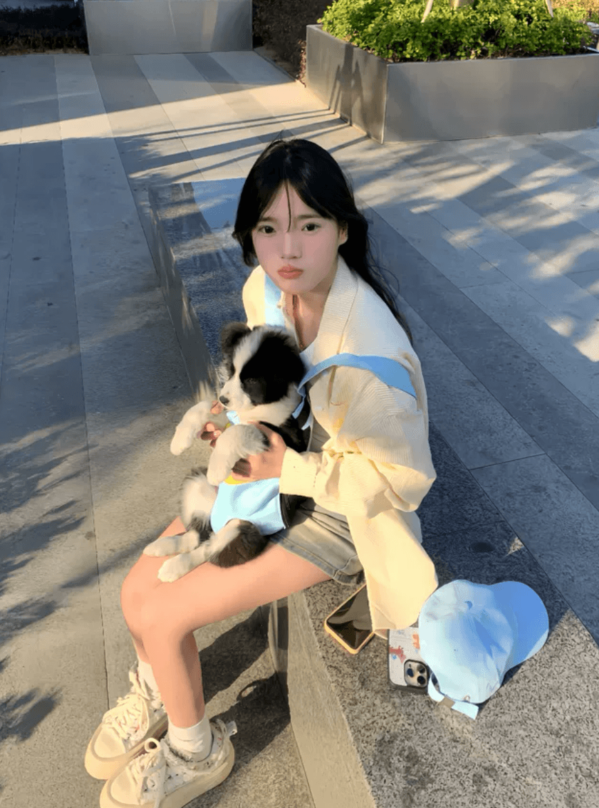 아메리칸 레트로 황색 스트라이프 여성 셔츠 2026 새로운 강아지 자수 이른 가을 재킷 루즈핏 학원 스타일 맨위 상세 이미지 8