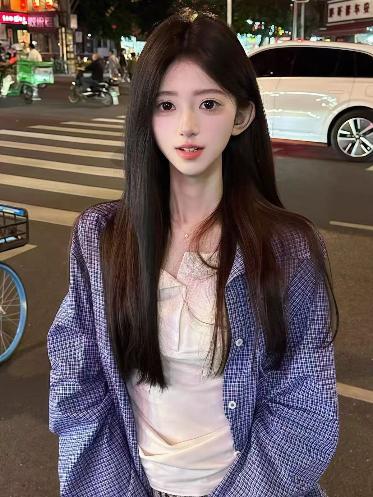 프랑스식 파란색 스트라이프 여성 셔츠 열린 봄 2026 루즈핏 맨위 디자인 센스 작은 대중 긴팔 셔츠 재킷 상세 이미지 7