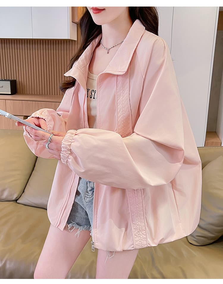 미니멀리즘 작은 대중 폴로 칼라 여성 코트 2026 가을 겨울 새로운 중학교 학생 루즈핏 다용도 자켓 재킷 트렌디 상세 이미지 13