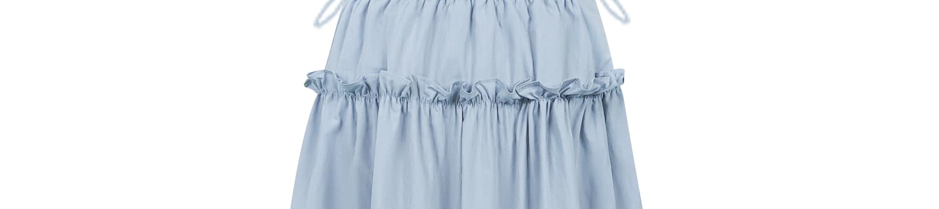 임산부 반신 스커트 목이버섯 레이스 여름 얇은 스타일 미니멀리즘 캐주얼 외출용 하이웨이스트 새로운 루즈핏 치마 디자인 센스 상세 이미지 30