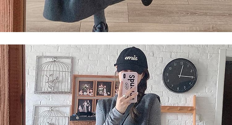 2026 새로운 가을 겨울철 임산부 반신 스커트 미니멀리즘 캐주얼 A라인 스커트 부드러운 찹쌀 다용도 슬림해 보이는 임산부 길다 우산 치마 상세 이미지 22