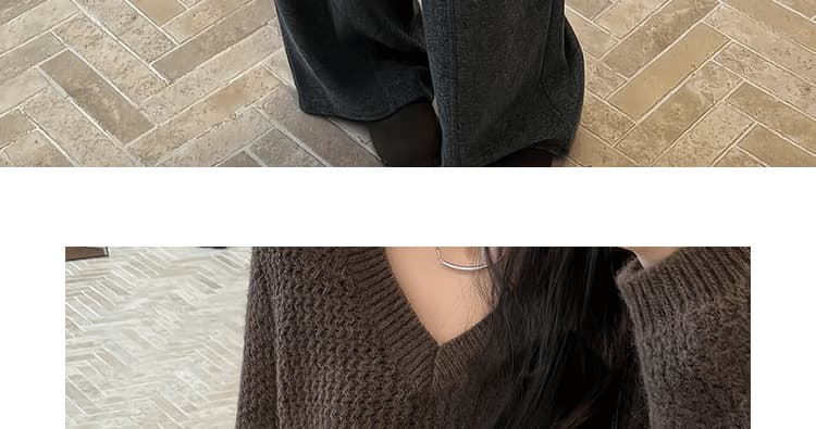 2026 임산부 바지 가을 겨울철 도루 센스 모직 루즈핏 느긋한 와이드 레그 팬츠 배 모양 몸 슬림해 보이는 찹쌀 캐주얼 바지 상세 이미지 45