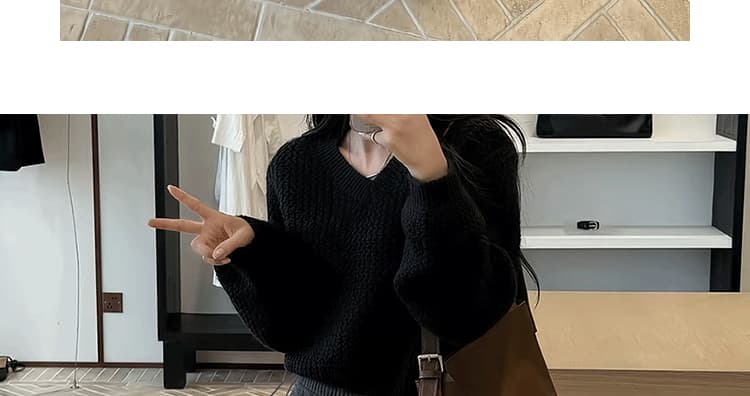 2026 임산부 바지 가을 겨울철 도루 센스 모직 루즈핏 느긋한 와이드 레그 팬츠 배 모양 몸 슬림해 보이는 찹쌀 캐주얼 바지 상세 이미지 48