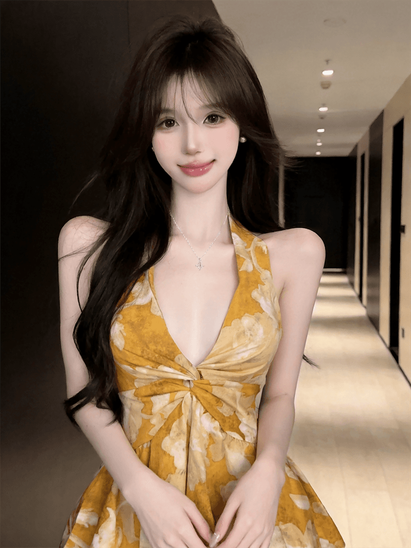 실사 순수한 욕망 행침 목 허리 수축 슬림해 보이는 쇼트 스타일 불규칙 맨위 패션 디자인 센스 작은 대중 조끼 이미지 4