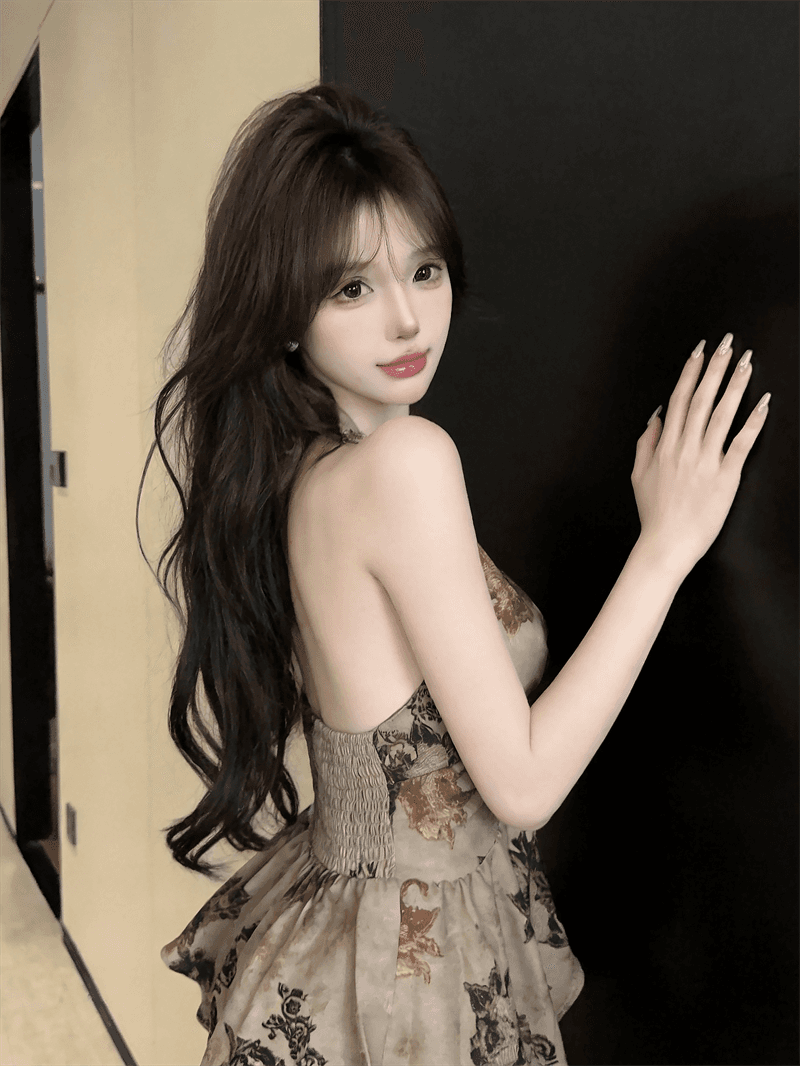 실사 순수한 욕망 행침 목 허리 수축 슬림해 보이는 쇼트 스타일 불규칙 맨위 패션 디자인 센스 작은 대중 조끼 상세 이미지 11