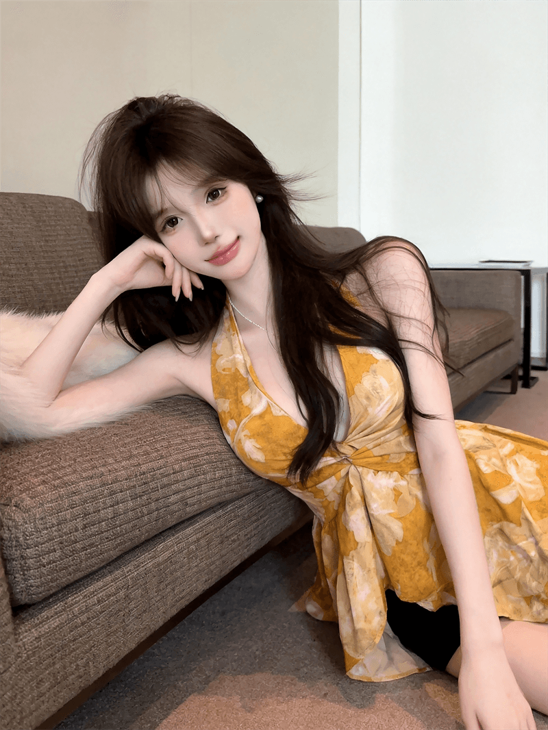 실사 순수한 욕망 행침 목 허리 수축 슬림해 보이는 쇼트 스타일 불규칙 맨위 패션 디자인 센스 작은 대중 조끼 상세 이미지 23