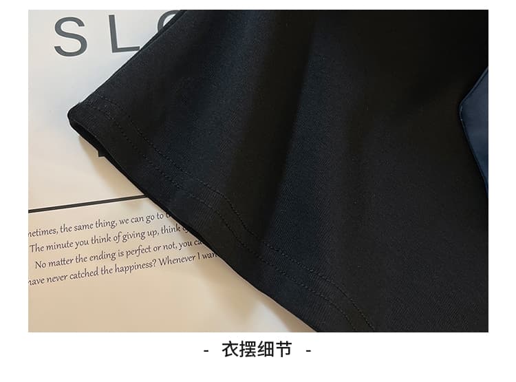실사 2026 년 여름 새로운 여성 의류 티셔츠 무거운 작업 레이스 나비 매듭 V넥 한국 스타일 루즈핏 외국 가스 맨위 상세 이미지 29