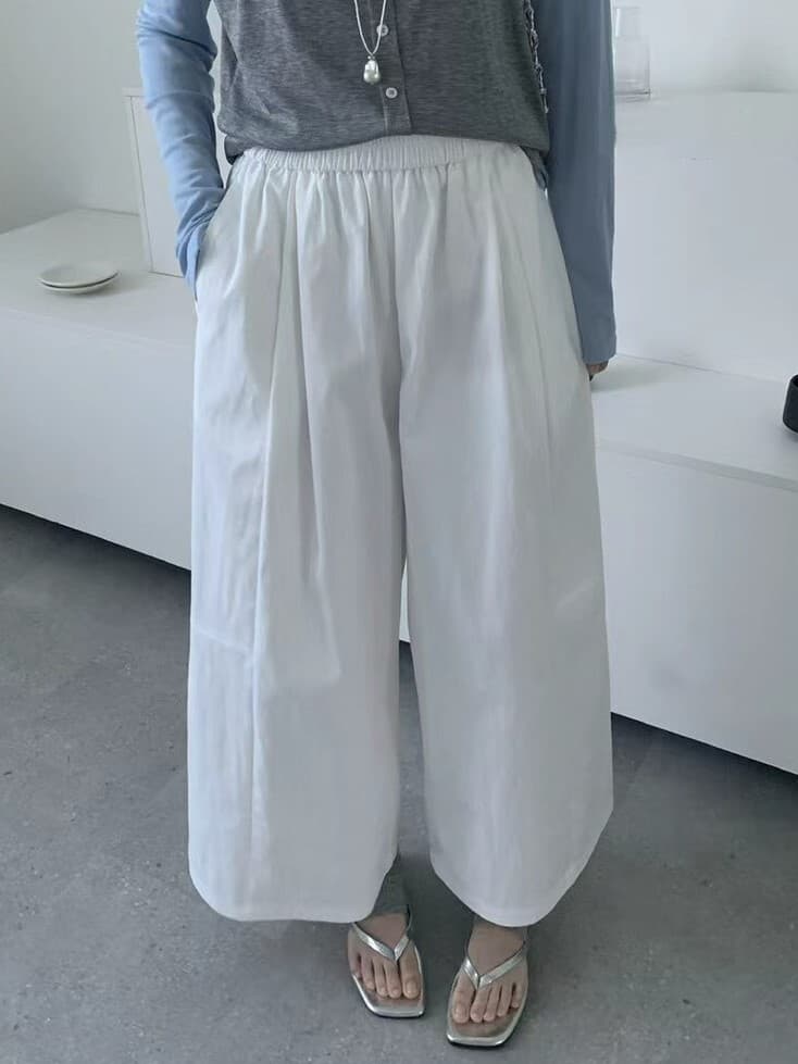 한 부서 느슨함 센스 랜턴 풍선 야마모토 와이드 레깅스 바지 느긋한 바람 캐주얼 바지 이미지 3