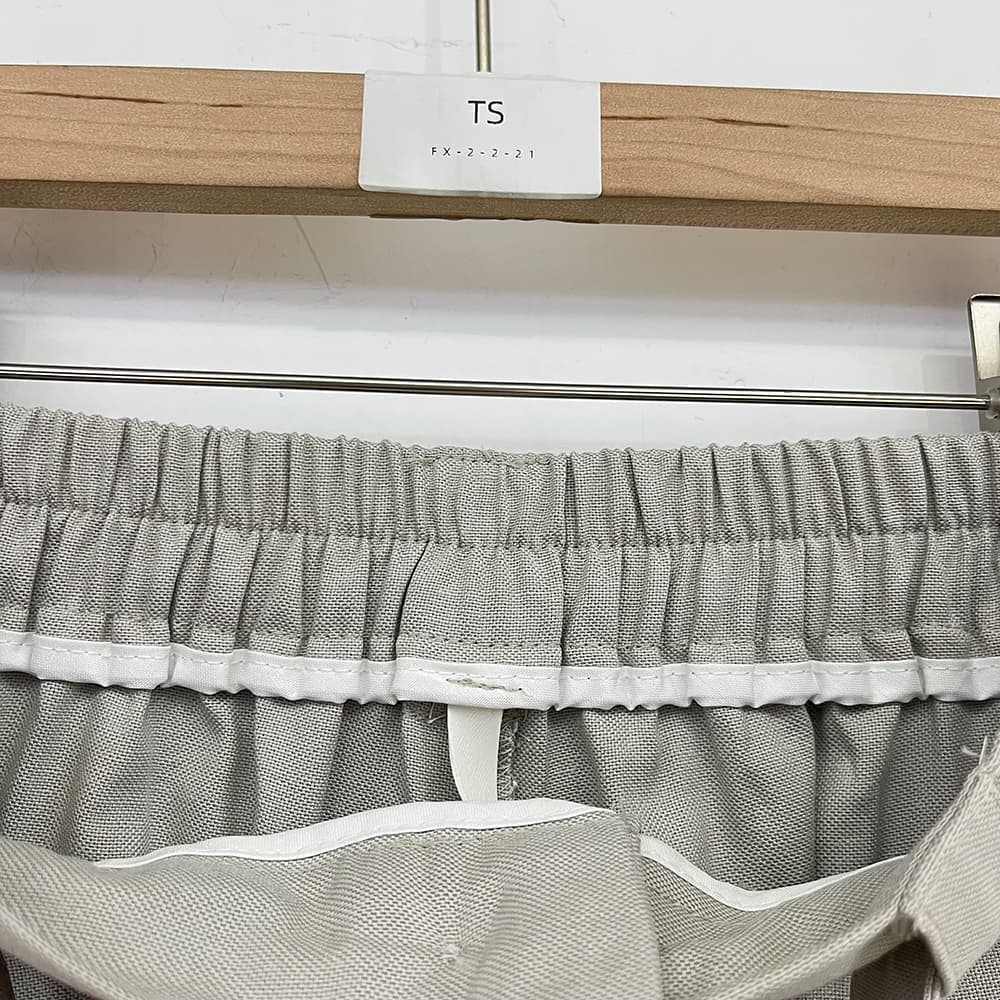 물리적 인지도 있음 업데이트 한국 스타일 레이스업 모통이 칼 배 모양 슬림해 보이는 캐주얼 바지 벨트 포함 8875 상세 이미지 21