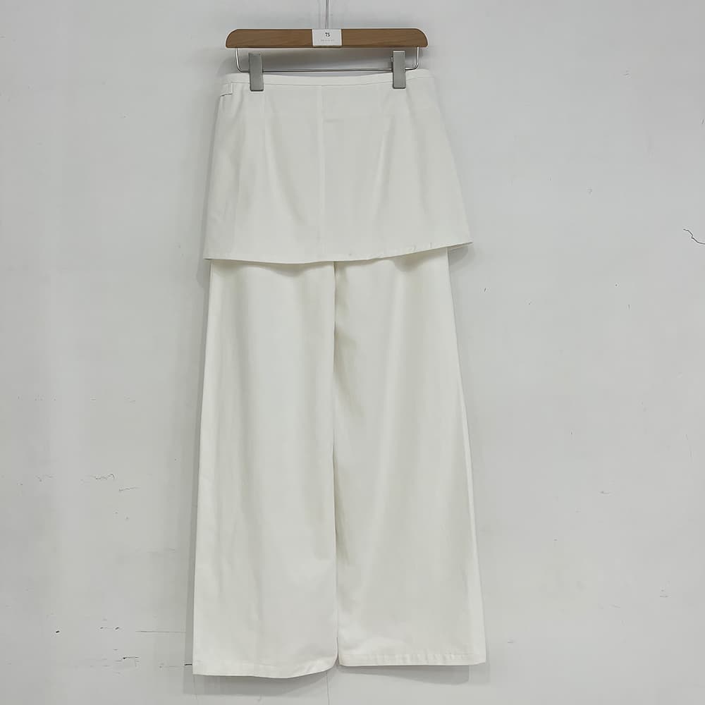 물리적 인지도 있음 업데이트 한 부서 스트랩 스타일 투피스 세트 탈착식 방귀 커튼 스트레이트 팬츠 캐주얼 바지 경기 방귀 커튼 상세 이미지 26