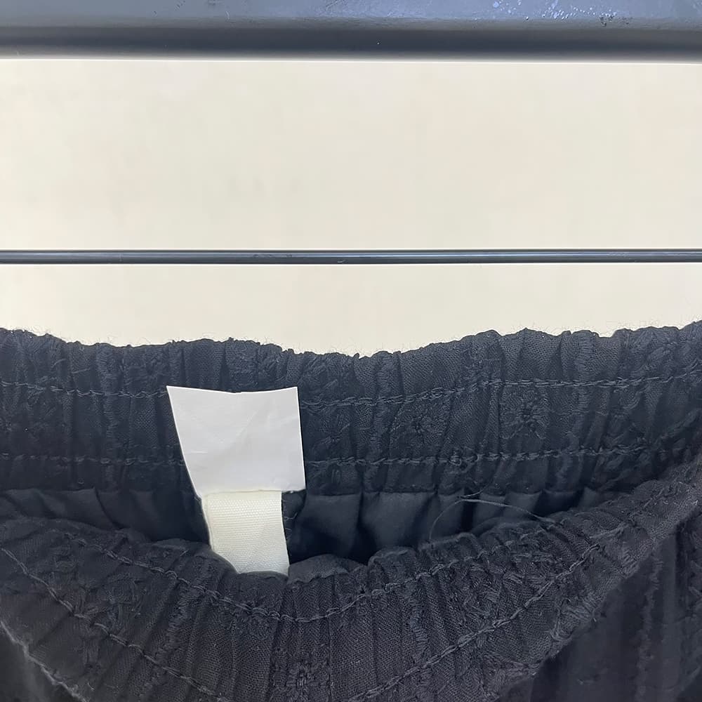 물리적 인지도 있음 업데이트 한 부서 레이스 레이스 허리밴드 넓은 다리가 짧다. 바지 여성 9055 상세 이미지 27