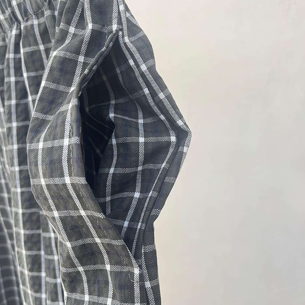 물리적 인지도 있음 업데이트 한 조정 체크무늬 편안함 굴곡 면 센스 부드러운 찹쌀 주머니 허리밴드 캐주얼 바지 9097 상세 이미지 38