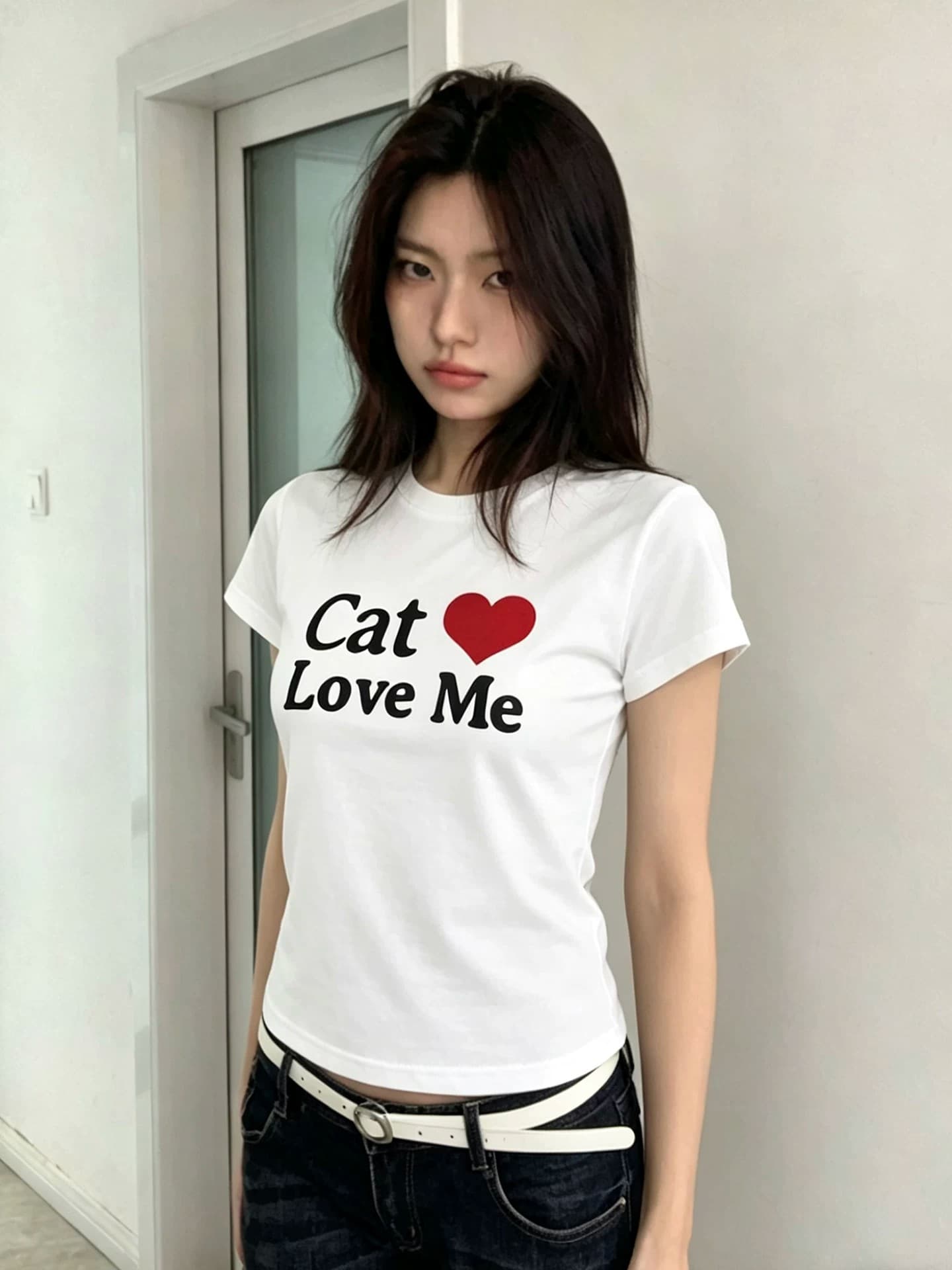 1 1 순면 일반 섹션 긍정적 인 어깨 반팔 높은 탄력성 새로운 여름 몸매 가꾸기 슬림해 보이는 외국 가스 맨위 이미지 2