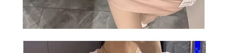 반팔 티셔츠 2026 여성 여름 한국 스타일 가시 자수 트렌디 몸매 가꾸기 쇼트 스타일 단색 긍정적 인 어깨 라운드 넥 맨위 상세 이미지 20