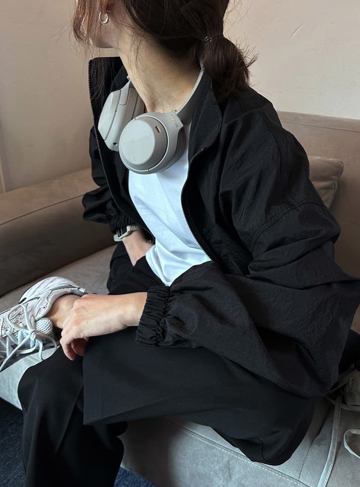 캐주얼 바람 품격 폴로 칼라 긴팔 재킷 짧은 외투 한국 스타일 chic 빛 요리 한 패션 루즈핏 여성 이미지 2