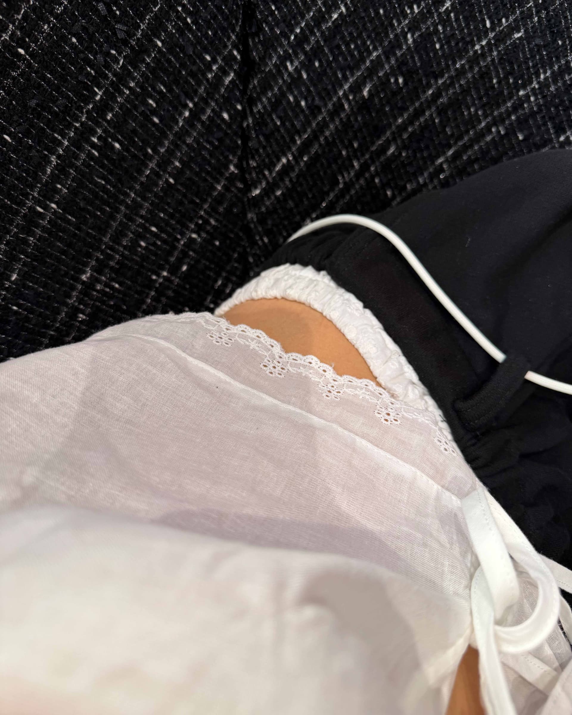 프랑스식 무거운 작업 자수 순면 긴팔 셔츠 한국 chic 작은 대중 디자인 상세 이미지 4