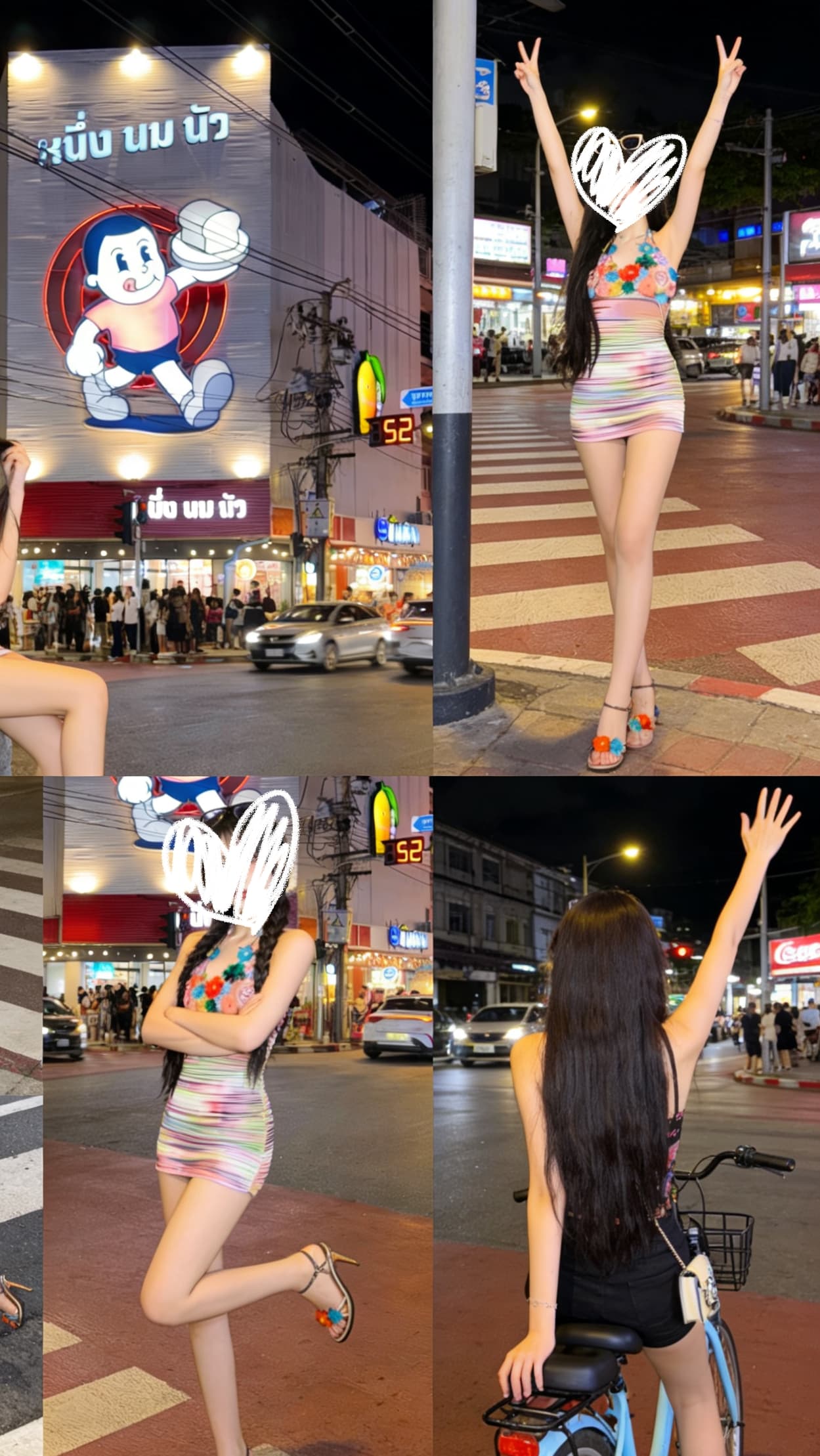 실사 순수한 욕망 꽃 색상 홀치기 염색 타이트 타이트 스커트 섹시함 핫걸 여행 민소매 미니 스커트 여성 드레스 상세 이미지 8