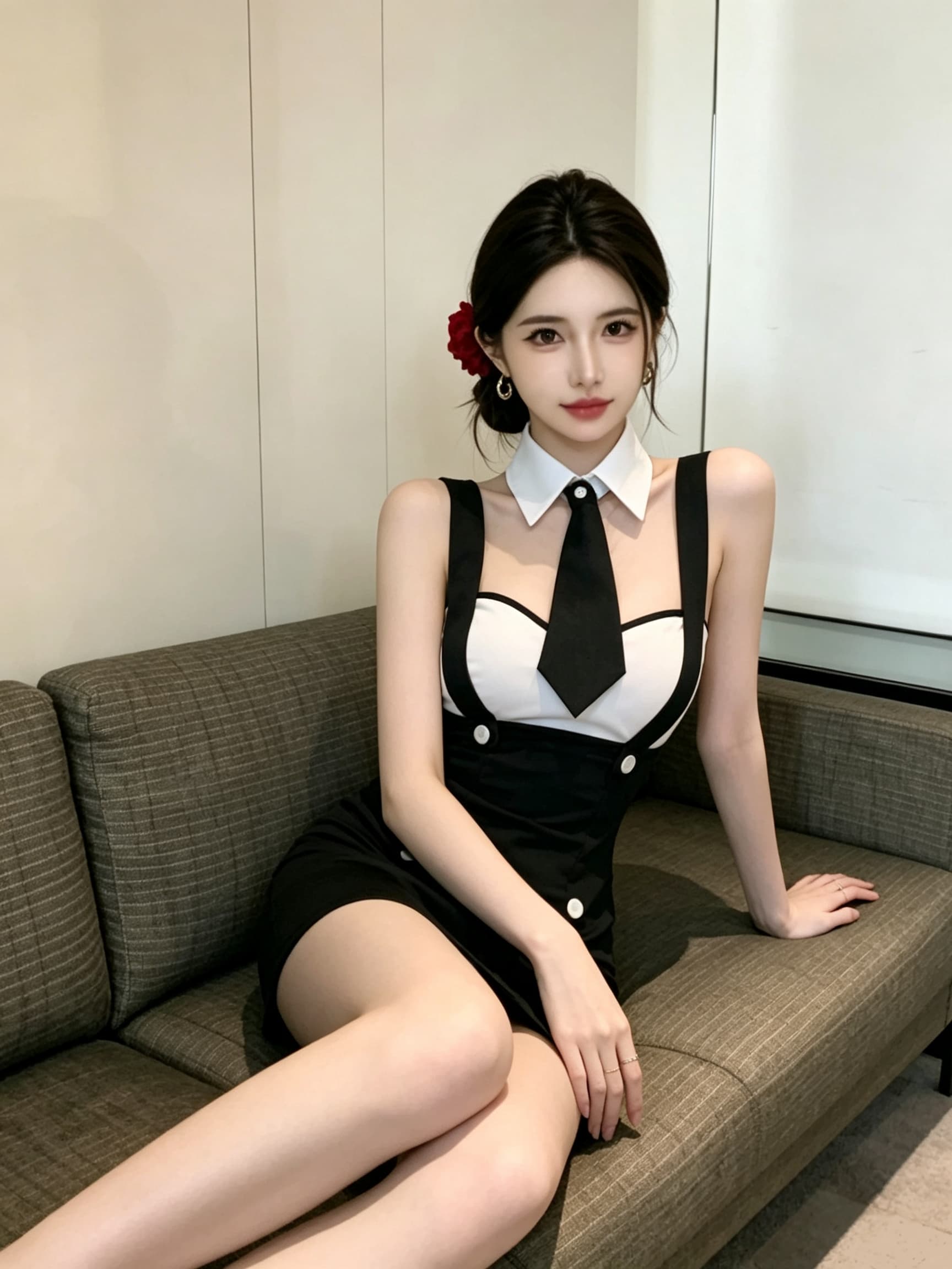 실사 패션 멜빵 몸매 가꾸기 타이트 스커트 섹시함 튜브탑 여성 드레스 상세 이미지 8
