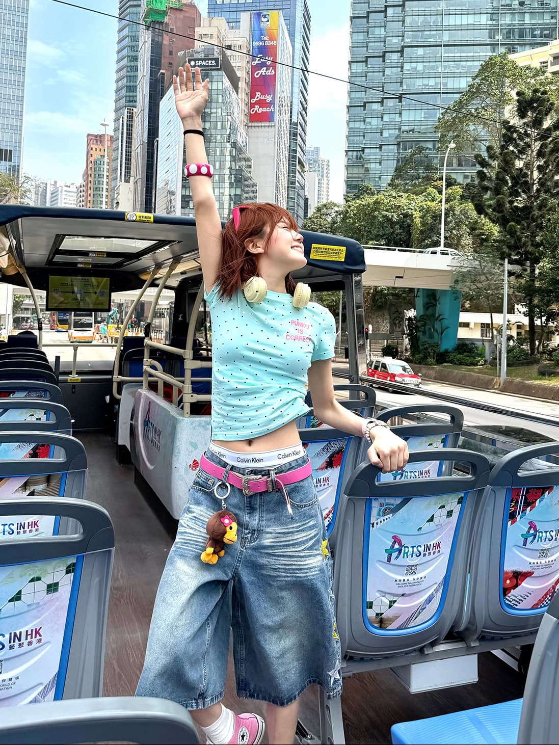 아메리칸 레트로 별 자수 7 점 청바지 높음 거리 패션 트렌드 루즈핏 넓은 다리 슬림해 보이는 캐주얼 바지 상세 이미지 6