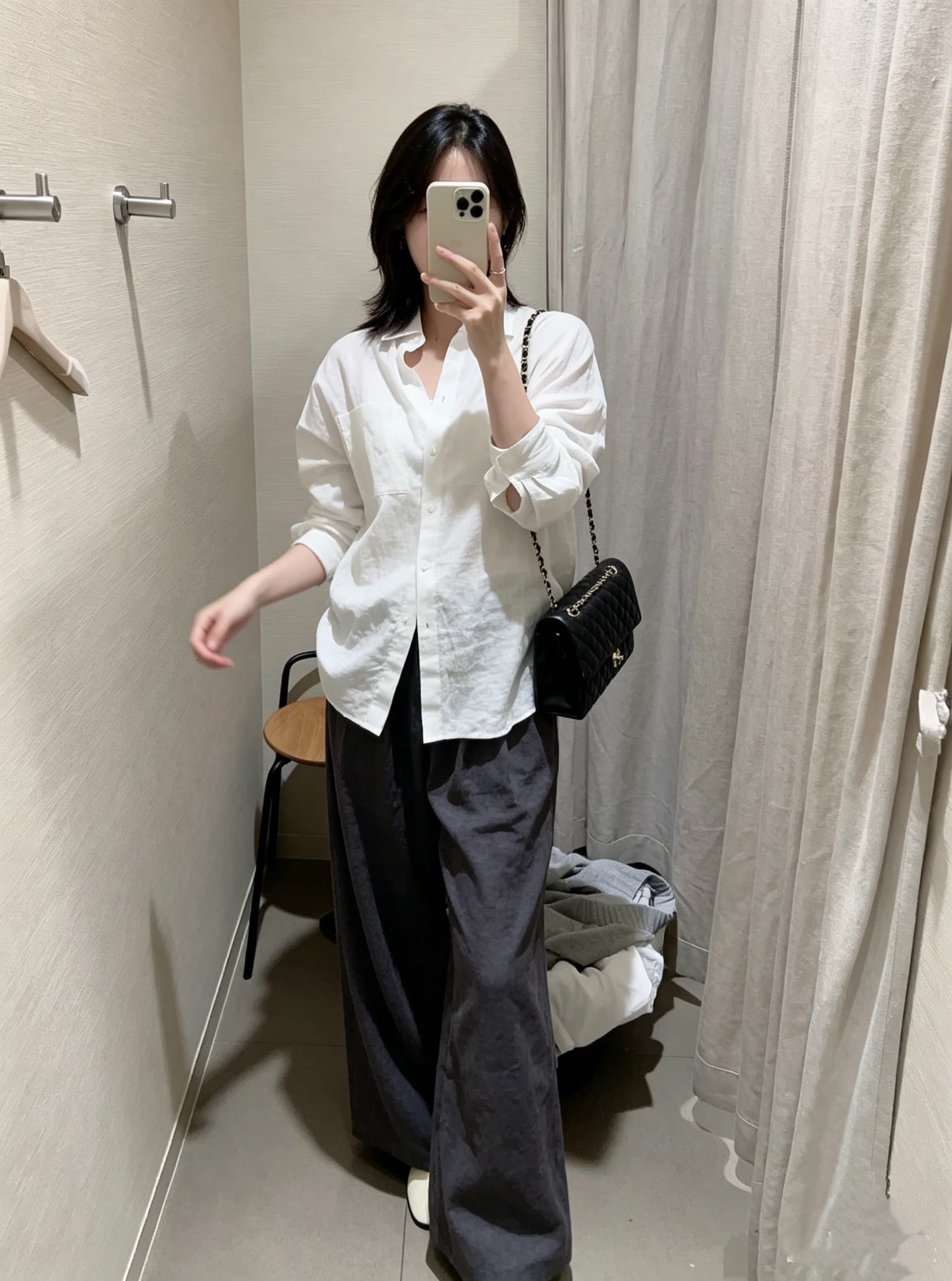 클래식 섹션 폴로 칼라 주머니 셔츠 자외선 차단 캐주얼 다용도 필수 패션 싱글 제품 문예 품격 상세 이미지 6