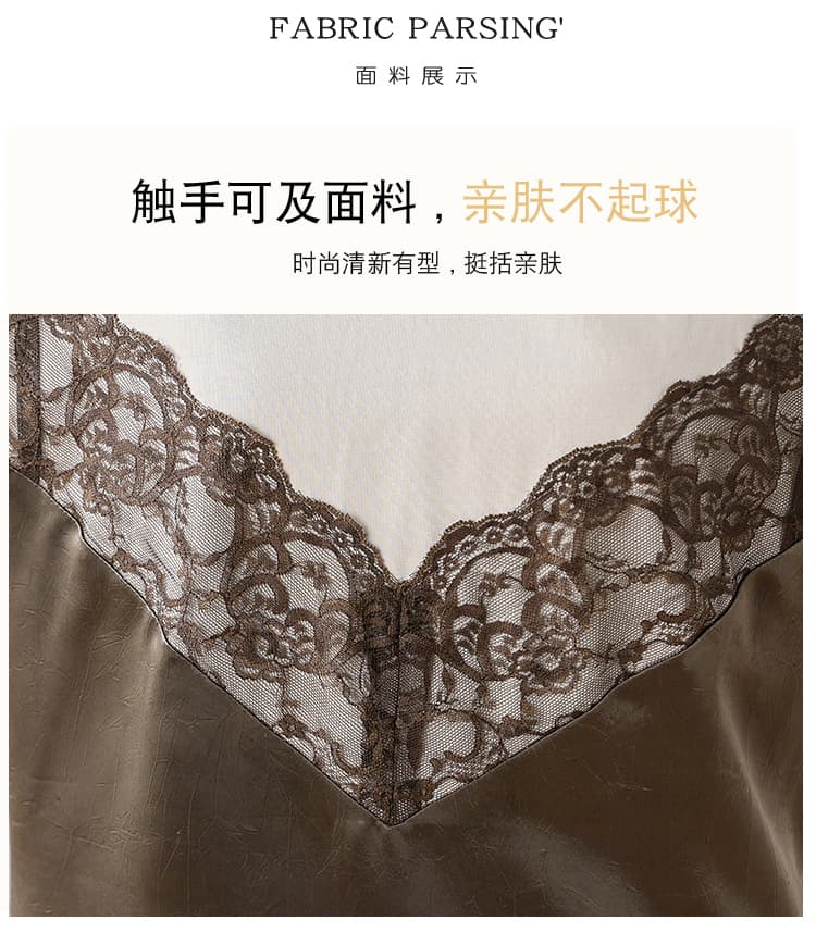 실사 페이크 레이어드 레이스 조각 티셔츠 여성 2026 여름 외국 가스 느긋한 패션 다용도 반팔 맨위 상세 이미지 9