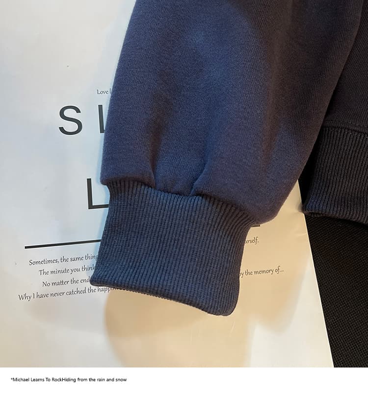 2026 가을 새로운 패션 다용도 루즈핏 외국 가스 알파벳 자수 POLO 칼라 패치워크 색상 후드티 여성 셔츠 상세 이미지 39