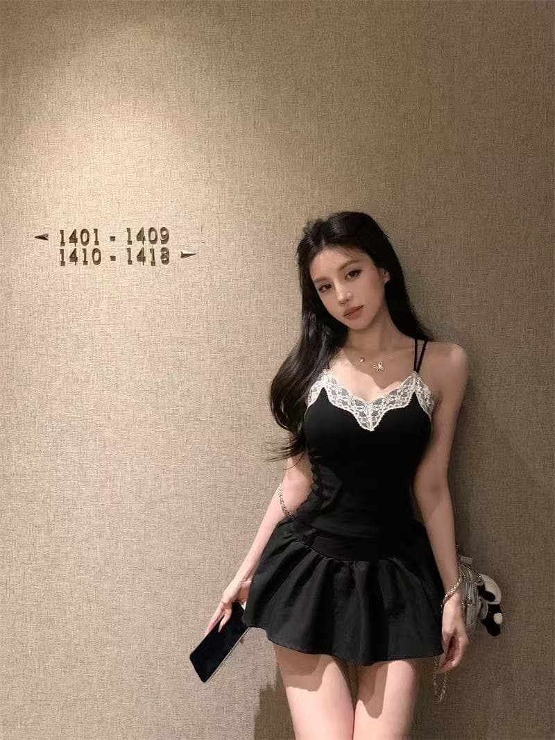 레이스 조각 캐미솔 2026 여름 외출용 몸매 가꾸기 벨트 가슴 패드 하나 생체 내 가져 가라. 민소매 만나는 맨위 상세 이미지 20