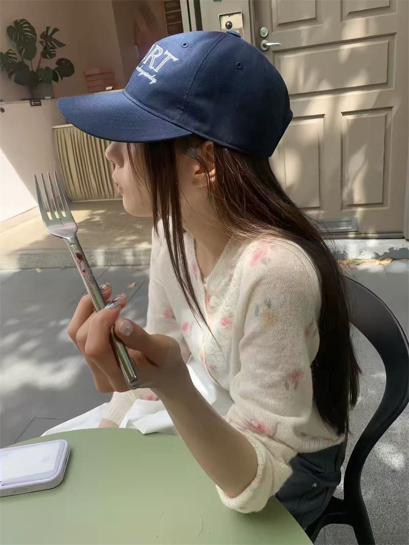 레트로 수묵화 꽃 니트 오픈 가디건 여성 가을 부드러운 바람 루즈핏 다용도 꽃무늬 부드러운 찹쌀 긴팔 스웨터 맨위 상세 이미지 6