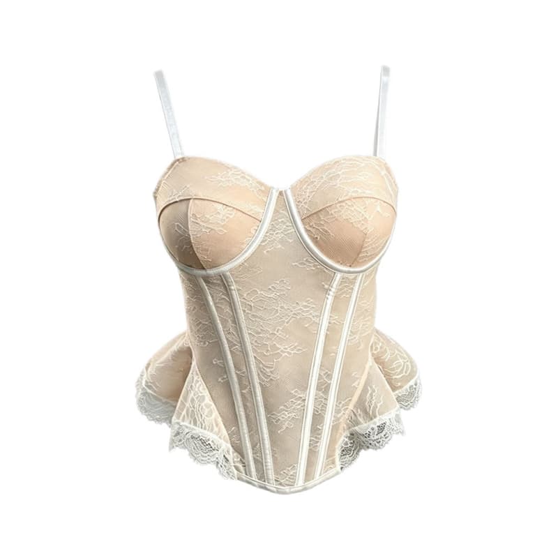 힘 공장 폭발 레이스 스트랩 생선뼈 코르셋 패션 섹시함 캐미솔 벨트 가슴 패드 핫걸 맨위 여성 상세 이미지 21