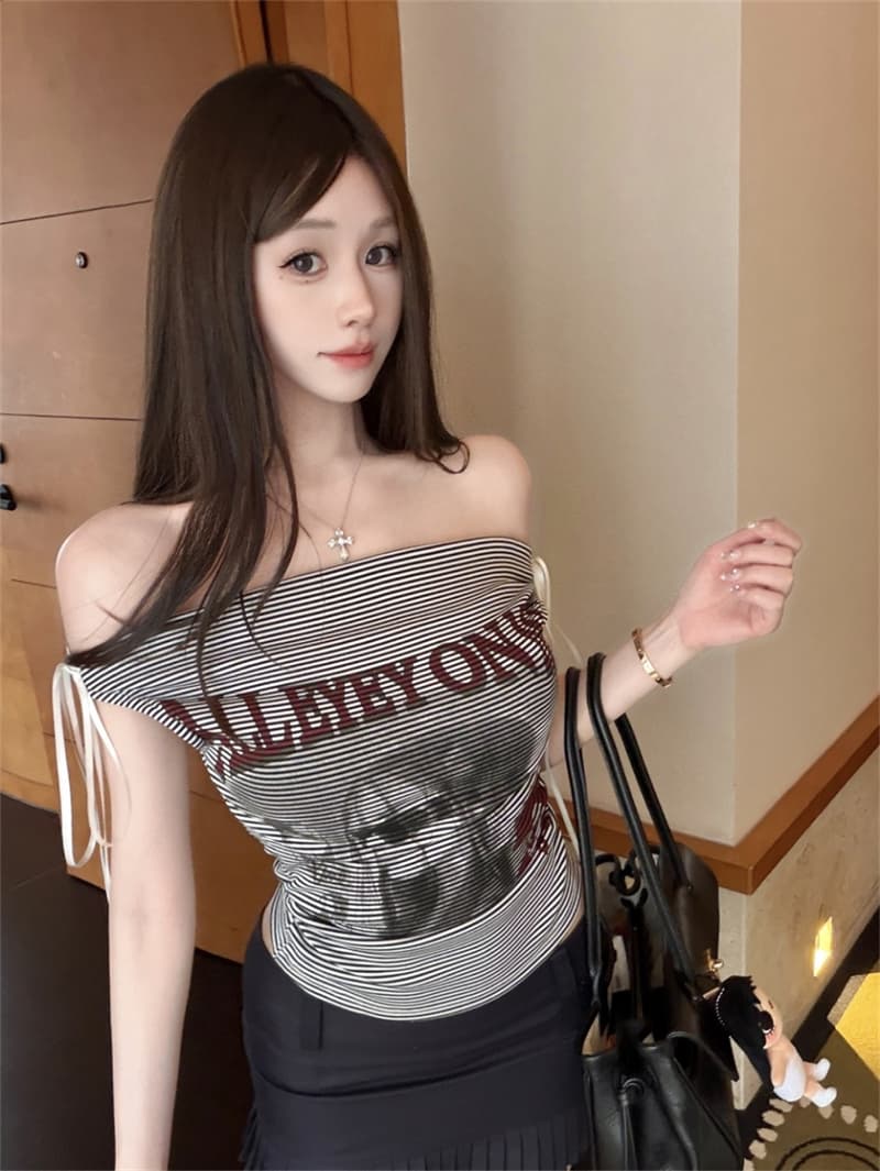 사람들 면 260 그램 벨트 가슴 패드 프린트 조끼 슬립 티셔츠 여름 몸매 가꾸기 슬림해 보이는 섹시함 순수한 욕망 표지 고기 맨위 상세 이미지 20