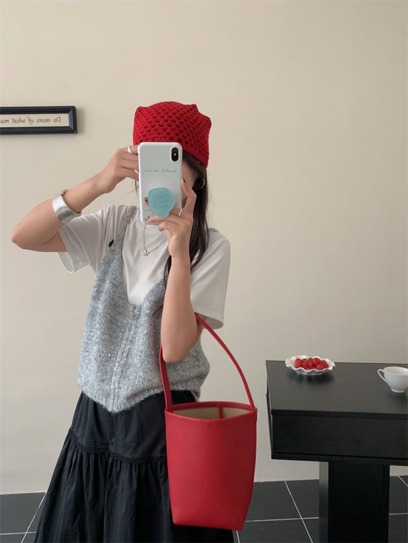 한 부서 고급 센스 볼륨 측면 지퍼 니트 베스트 오픈 가디건 여성 2026 가을 새로운 스택 착용 민소매 스웨터 조끼 상세 이미지 3