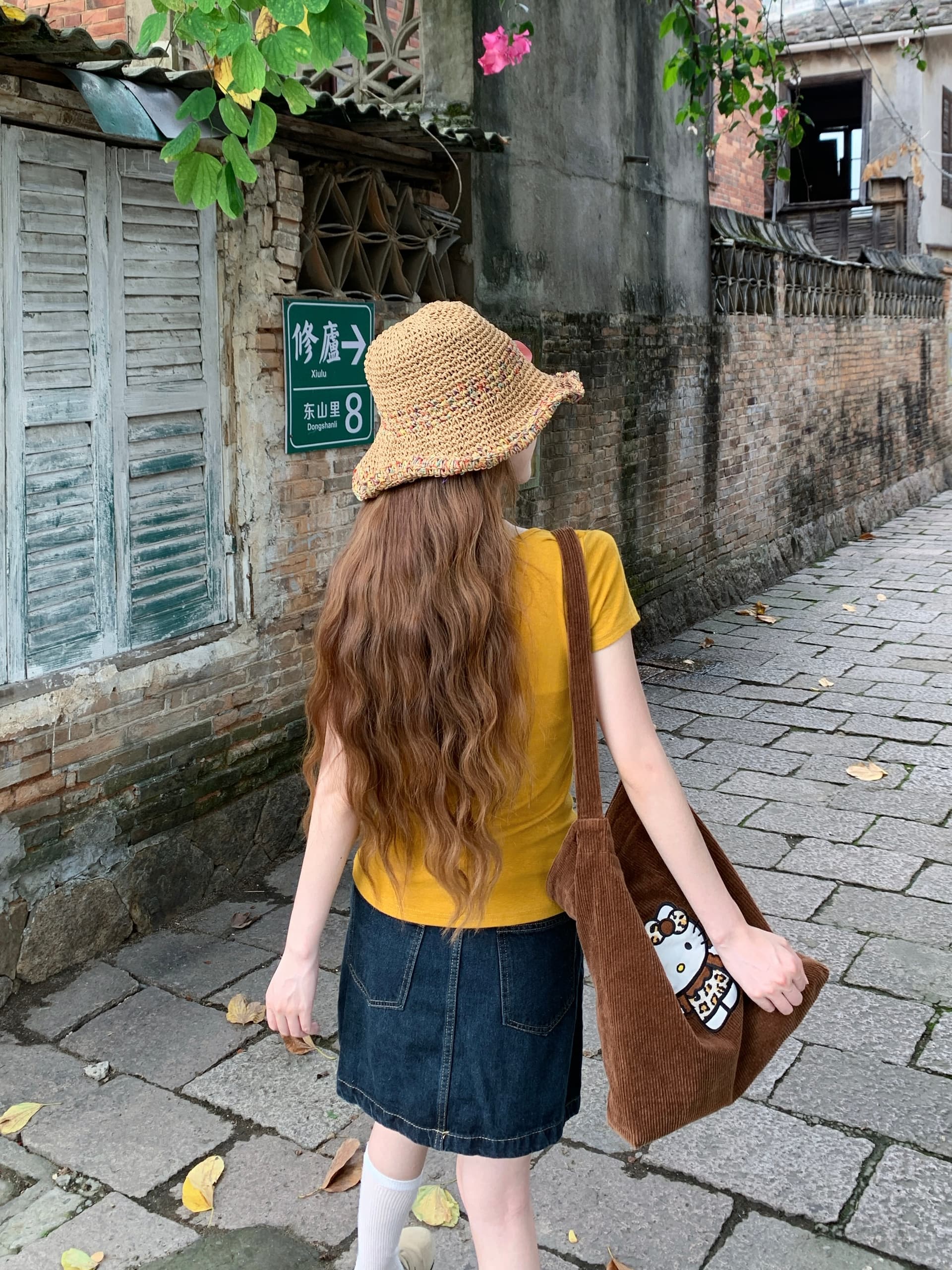 대나무 마디 양모 u 칼라 긍정적 인 어깨 반팔 티셔츠 여성 여름 몸매 가꾸기 슬림해 보이는 핫걸 패션 다용도 단색 빅 사이즈 맨위 상세 이미지 9
