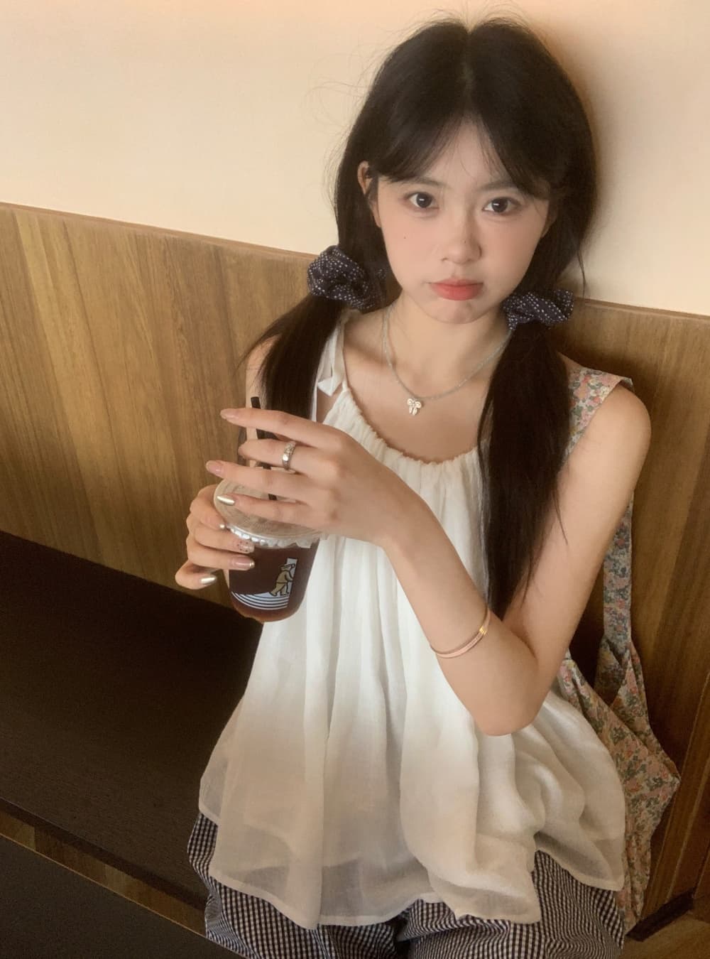 실사 한 부서 여름 화이트 요정 요정 스트랩 슬립 부드러운 찹쌀 달콤함 소녀 민소매 맨위 여성 상세 이미지 2