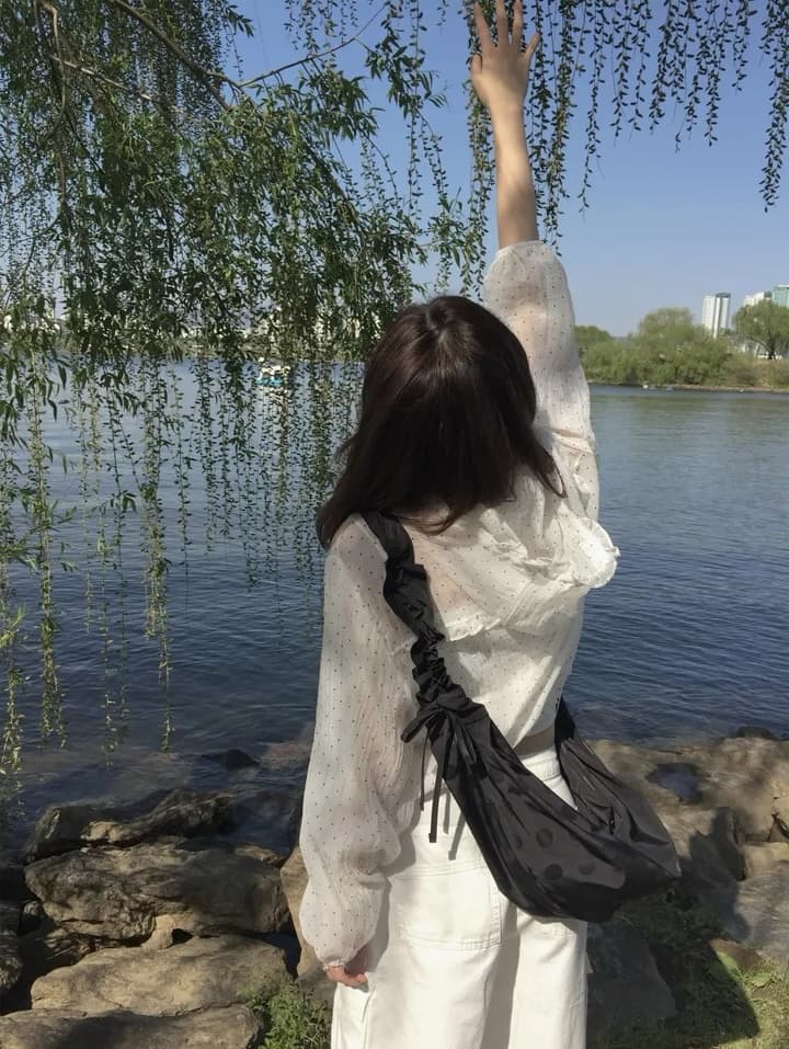 여름 루즈핏 도트 무늬 캐주얼 다용도 후드 지퍼 자외선 차단 셔츠 재킷 상세 이미지 19