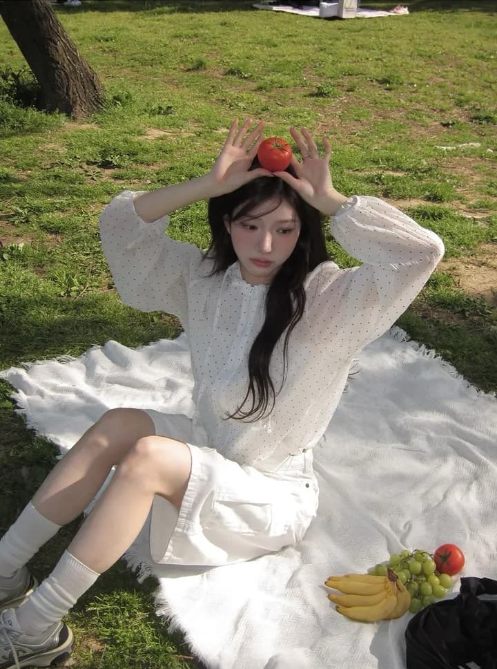 여름 루즈핏 도트 무늬 캐주얼 다용도 후드 지퍼 자외선 차단 셔츠 재킷 상세 이미지 38