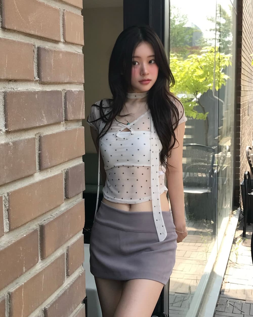 섹시함 몸매 가꾸기 타이트 스커트 미니 스커트 반신 스커트 치마바지 상세 이미지 41