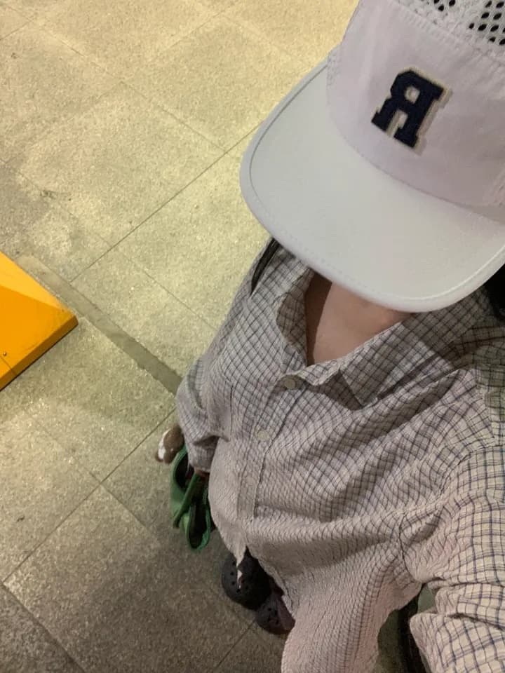 주름 장식 센스 체크무늬 긴팔 polo 여성 셔츠 느긋한 루즈핏 재킷 셔츠 상세 이미지 12
