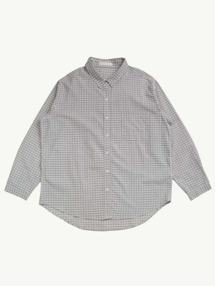 주름 장식 센스 체크무늬 긴팔 polo 여성 셔츠 느긋한 루즈핏 재킷 셔츠 상세 이미지 44