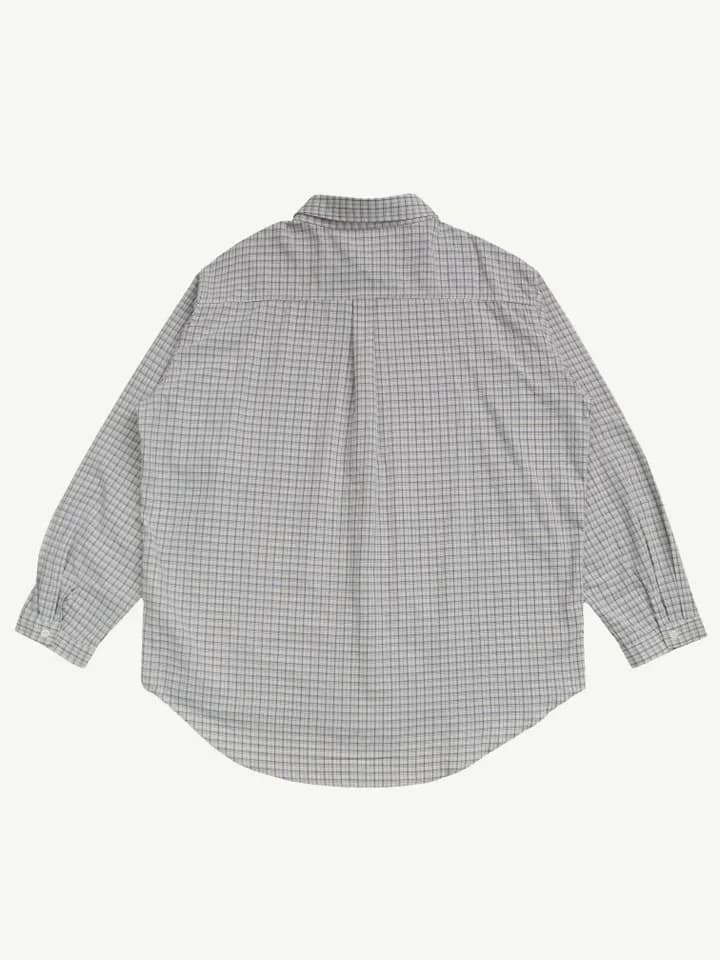 주름 장식 센스 체크무늬 긴팔 polo 여성 셔츠 느긋한 루즈핏 재킷 셔츠 상세 이미지 45