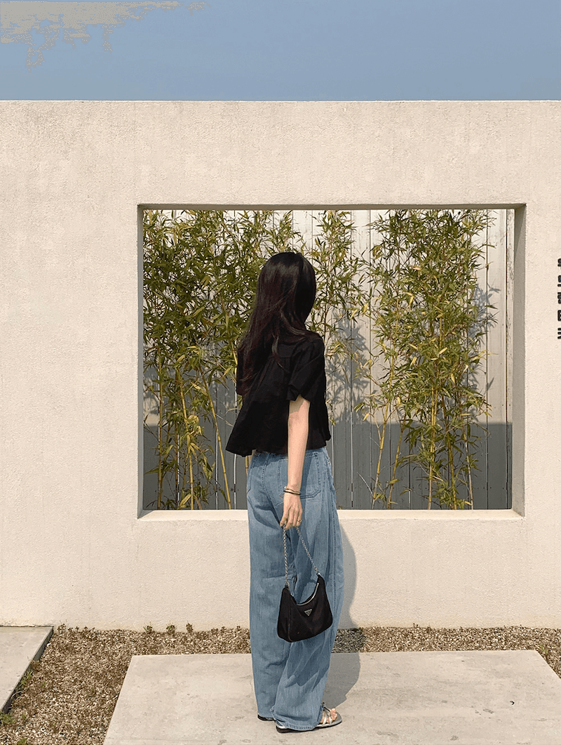 여름 새로운 반팔 레이스업 싱글 줄 버튼 쉬폰 블라우스 셔츠 상세 이미지 25