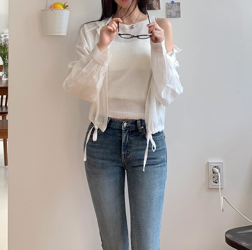 가을 새로운 자외선 차단 펌프 로프 까마귀 상세 이미지 6