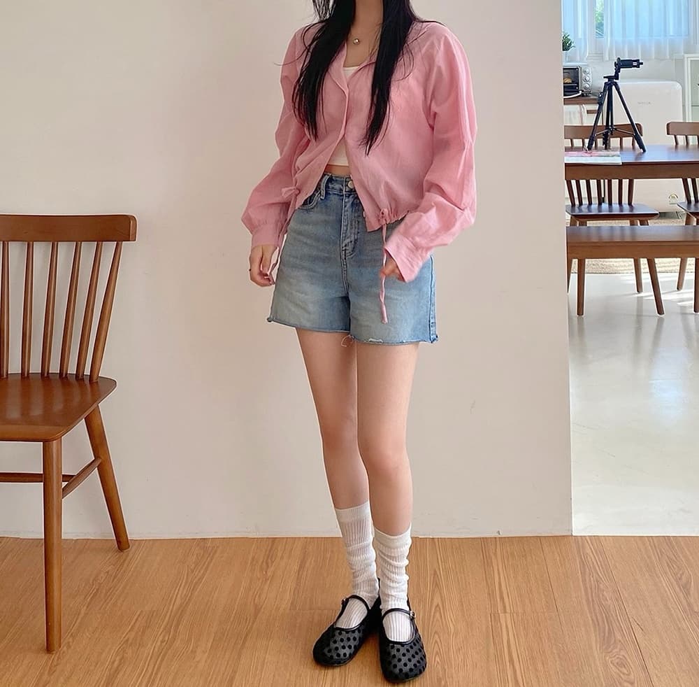 가을 새로운 자외선 차단 펌프 로프 까마귀 상세 이미지 25