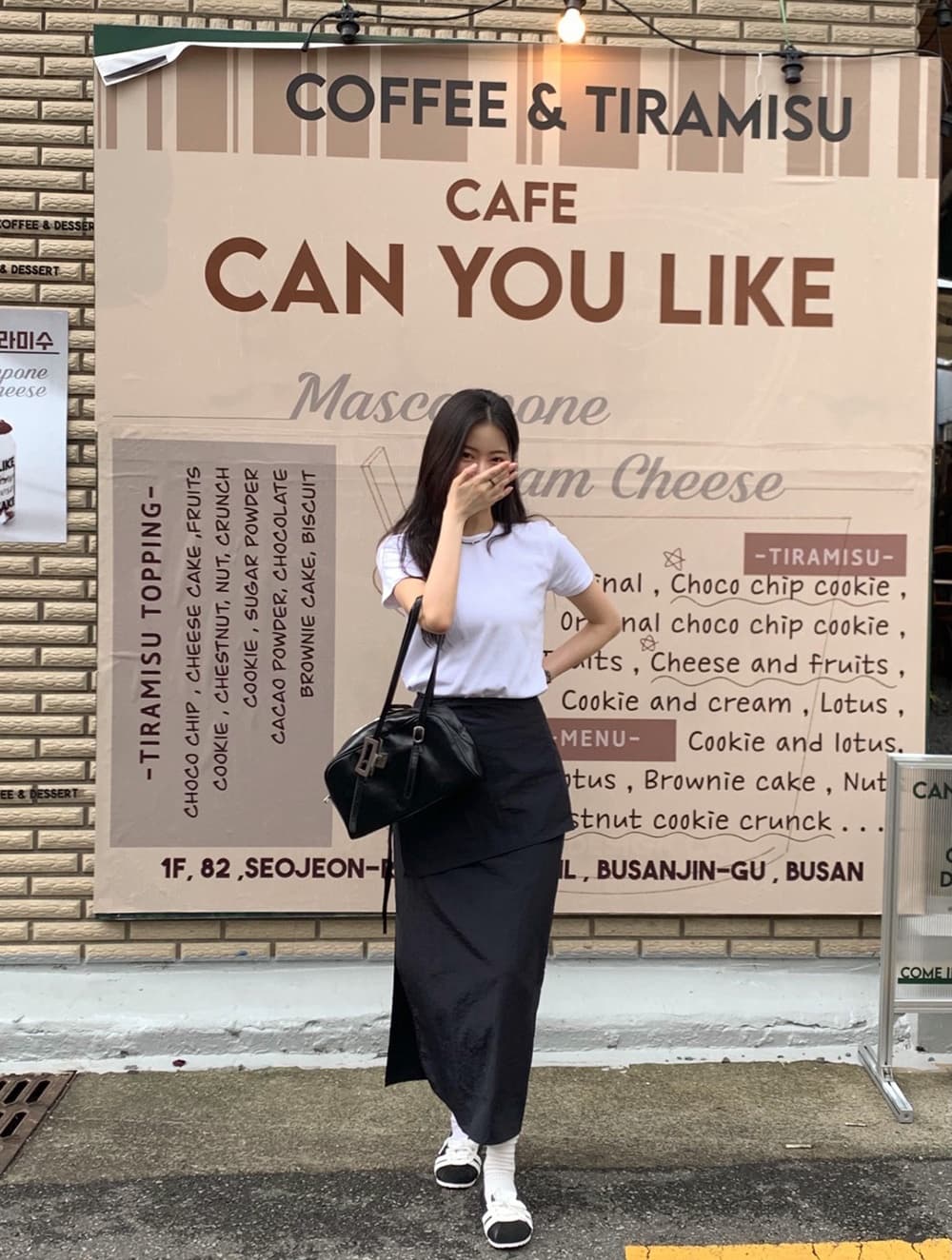 이른 가을 새로운 다용도 끈 트임 반신 스커트 상세 이미지 29