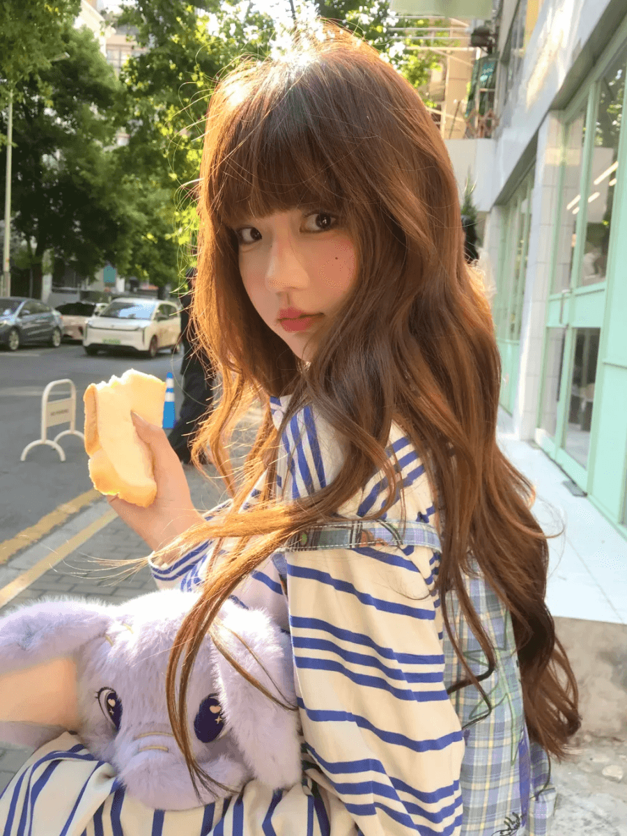 원본 형세 천 POLO 칼라 스트라이프 생방송 품질 라운드 넥 맨위 여성 의류 상세 이미지 9