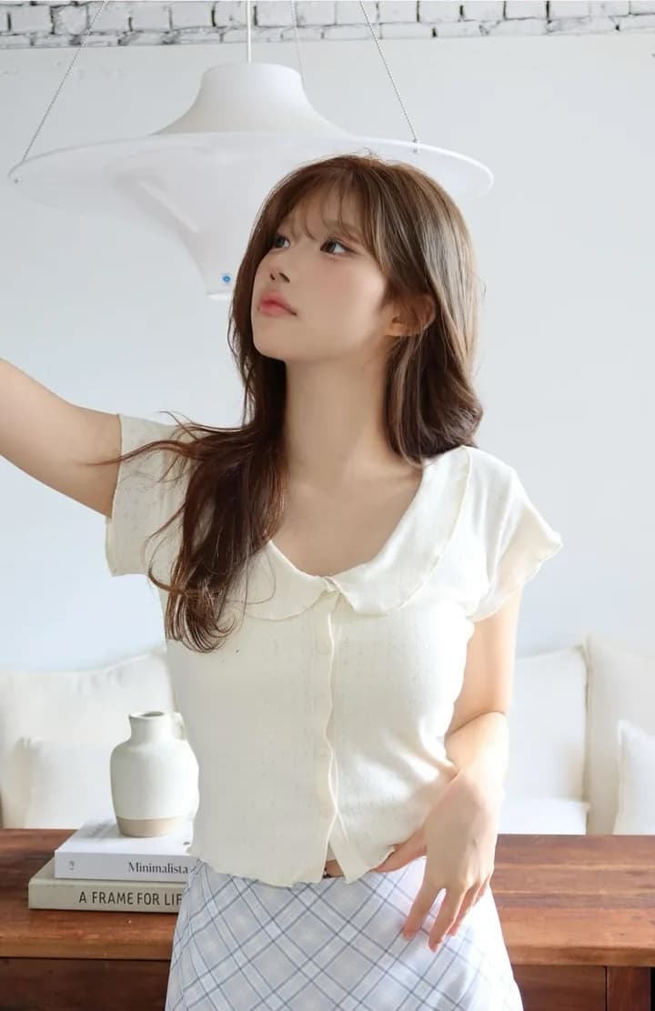 새로운 미니멀리즘 다용도 체크무늬 반신 스커트 여성 상세 이미지 17