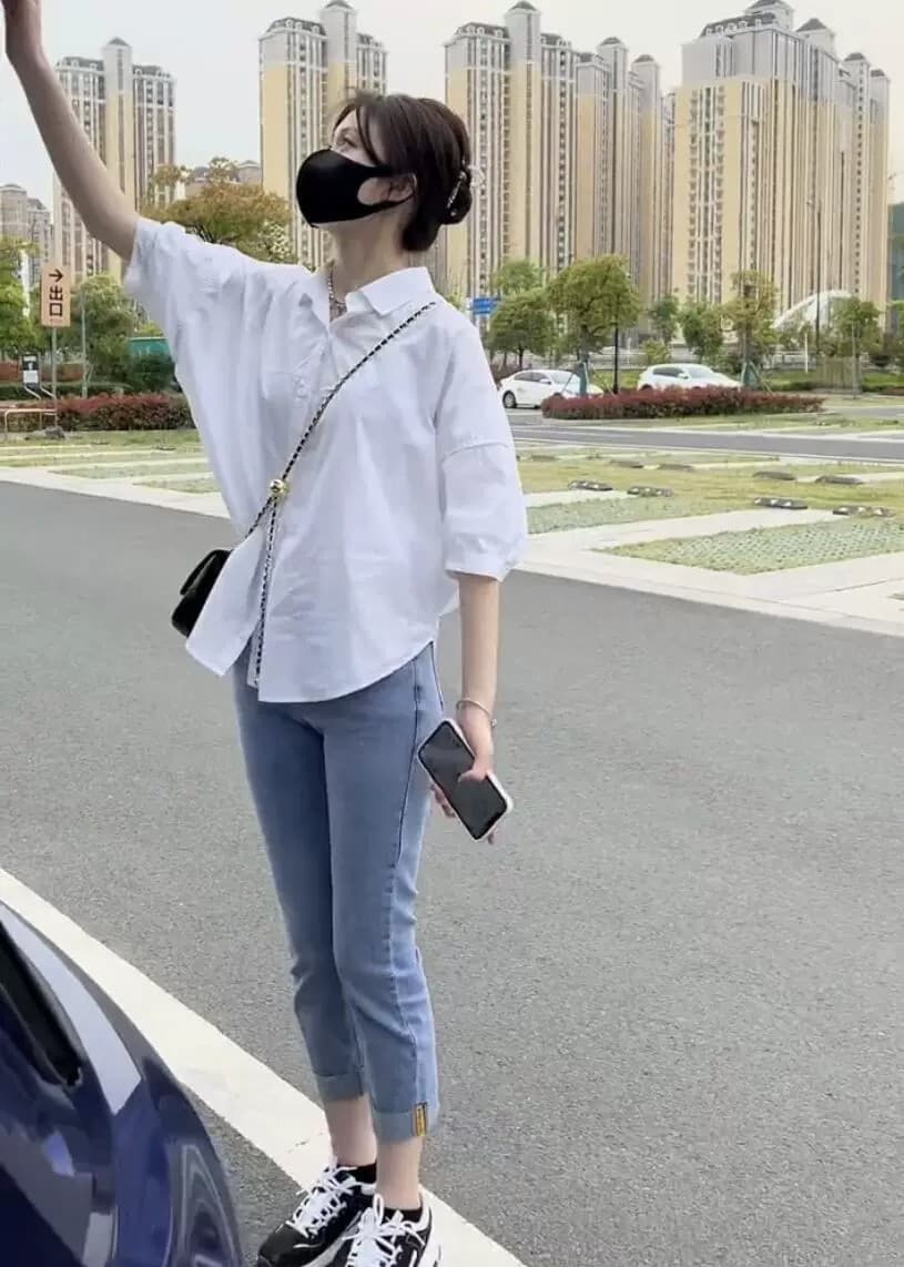새로운 루즈핏 슬림해 보이는 캐주얼 다용도 셔츠 상세 이미지 4