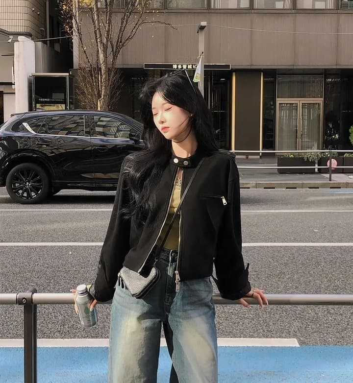 가을 의상 새로운 플러시 가죽 쇼트 스타일 오토바이 재킷 재킷 맨위 상세 이미지 13