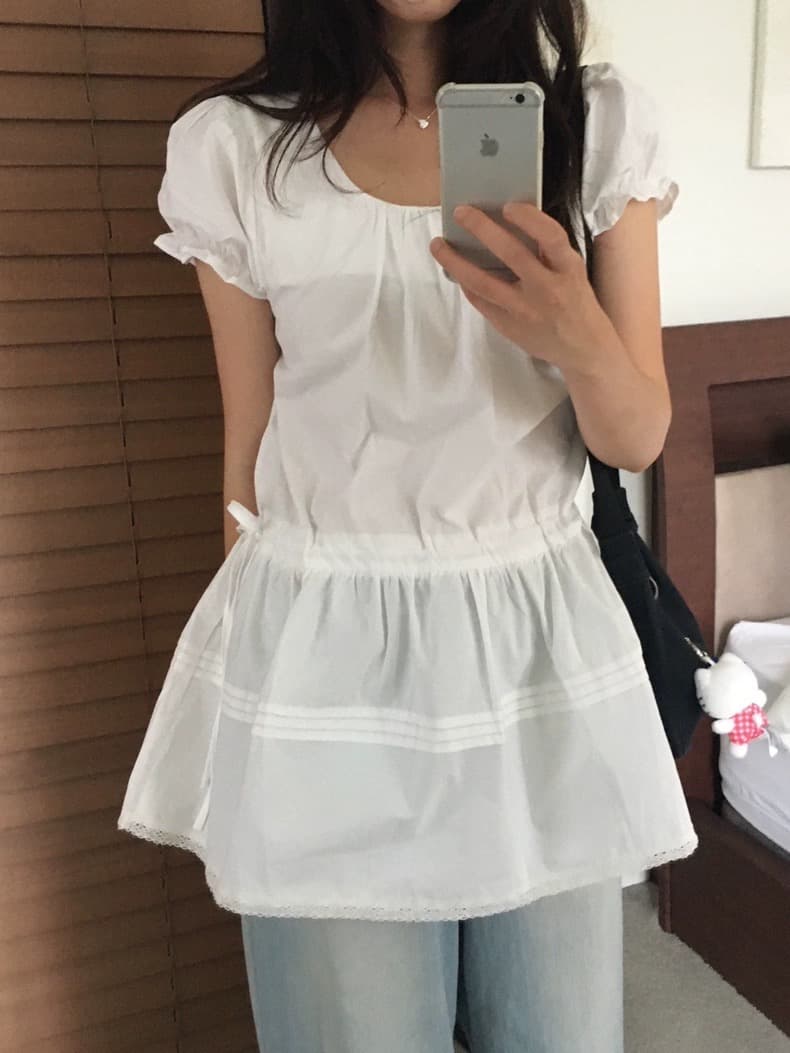 새로운 한국 스타일 여성 의류 드레스 이미지 2