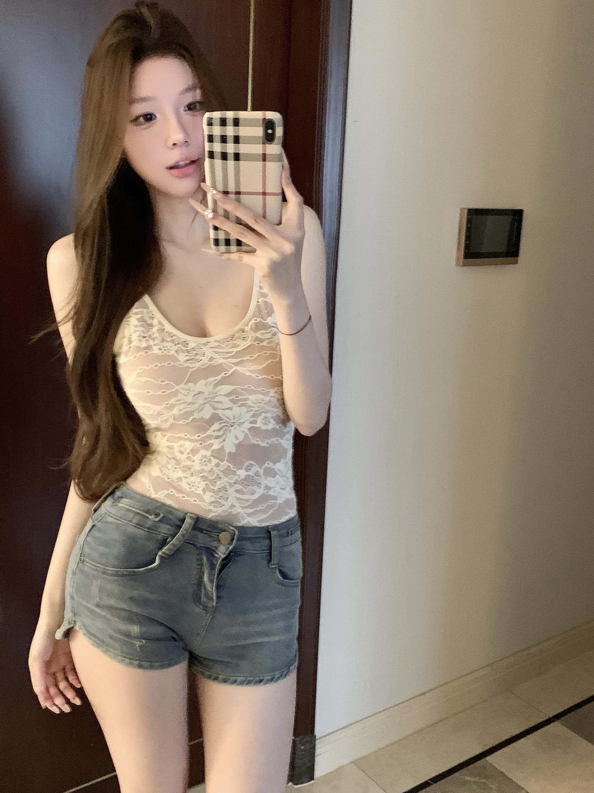 실사 아니요 가격 인하 순수한 욕망 바람 마이크로 ~을 통해 레이스 u 칼라 민소매 만나는 캐미솔 핫걸 올인원 벨트 가슴 패드 상세 이미지 22